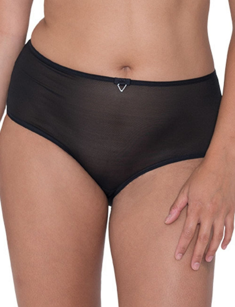 BOOTY CURVE Women Hipster Black Panty