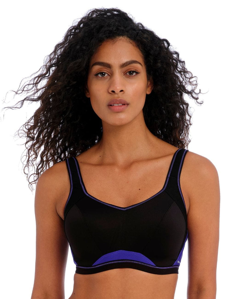 Freya Epic Womens Underwire Crop Top Sports Bra with Molded Inner, 32GG 