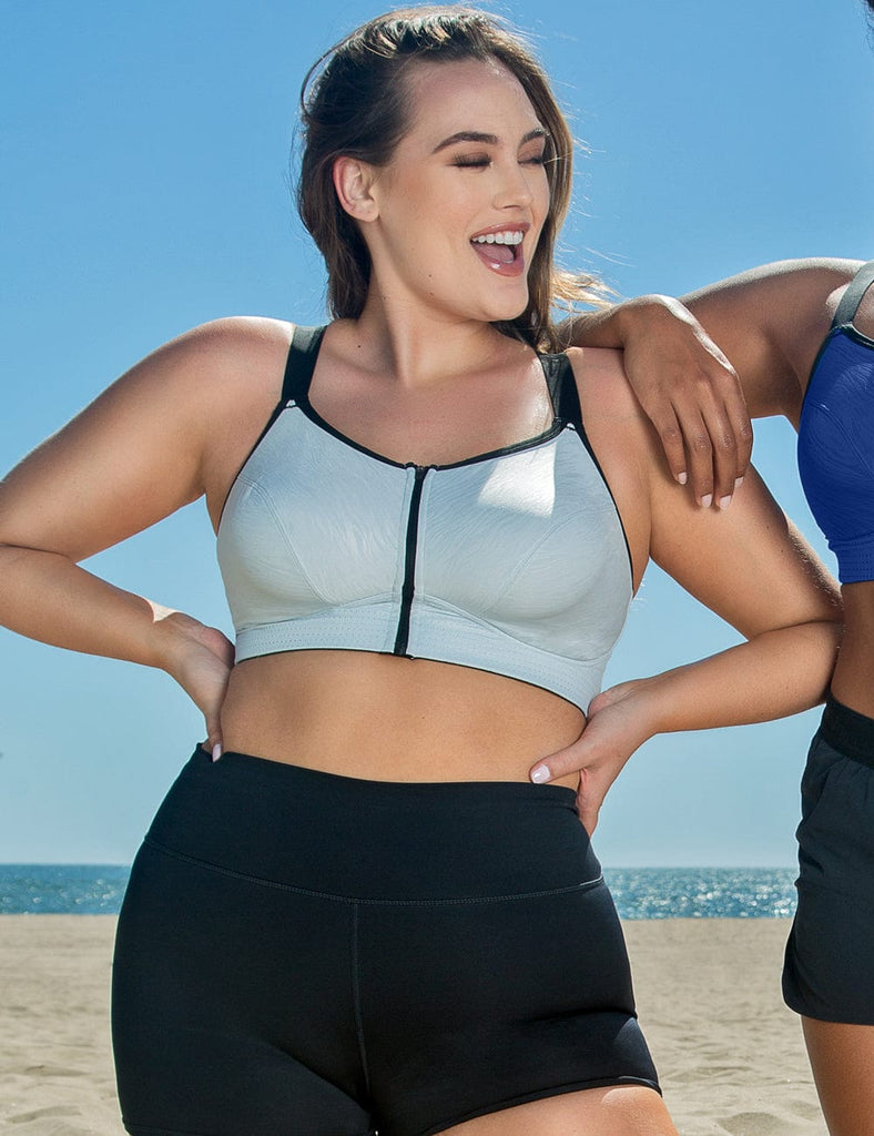 Wave Zip Sports Bra - Partfait Bras - She Science