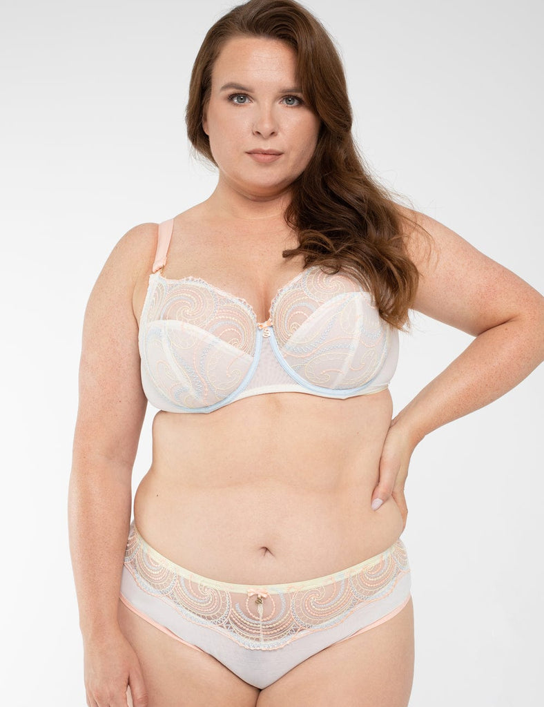 Samanta Sola Full Cup Side Support Bra Pastel