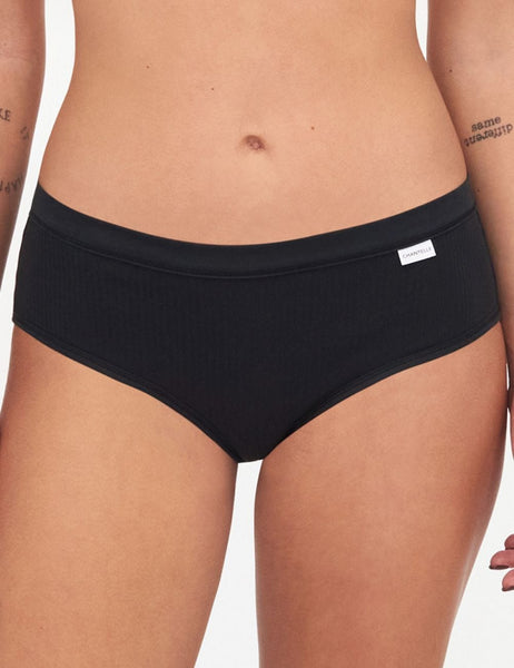 Cotton Comfort Hi-Cut Brief Black