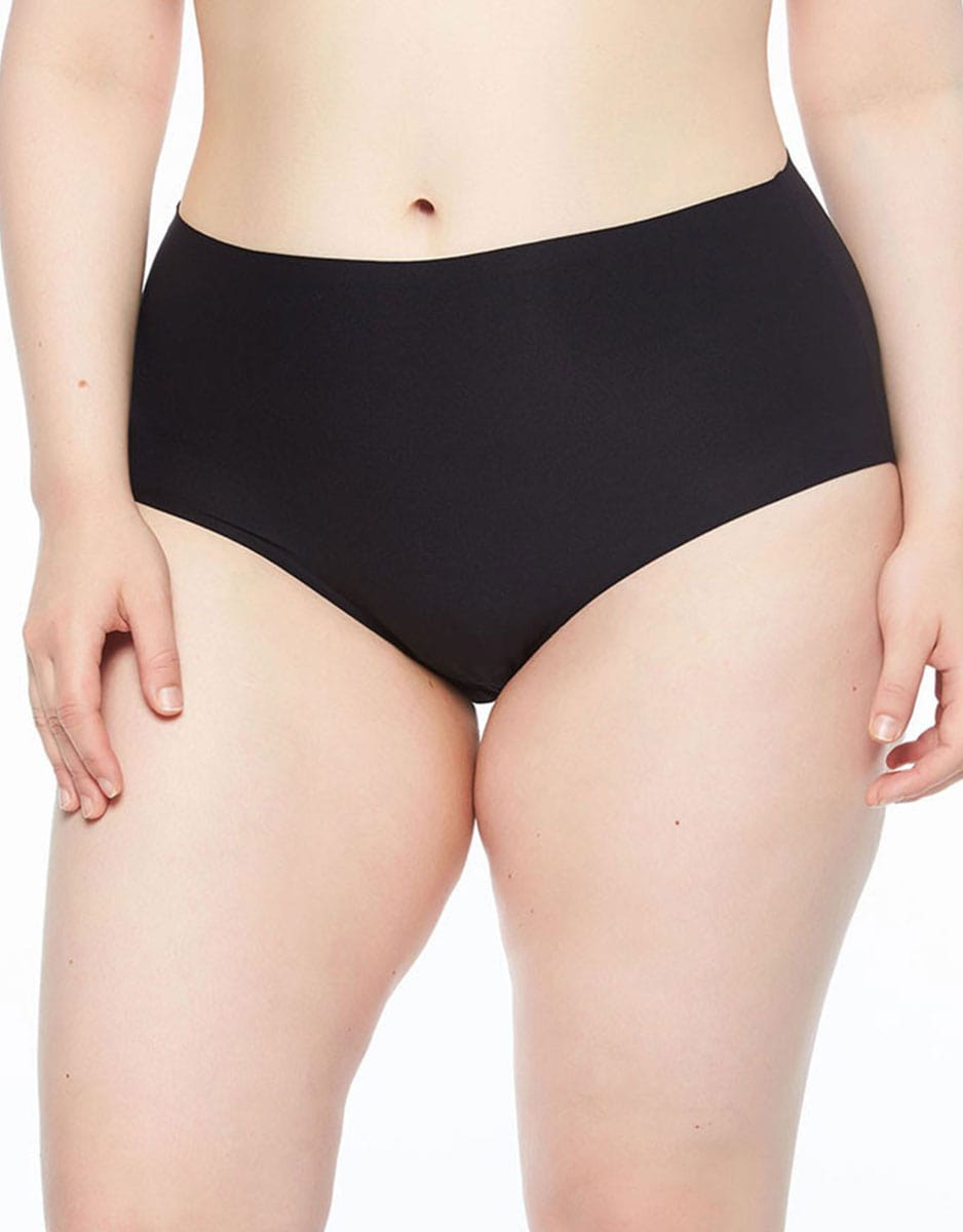 Chantelle Cotton Comfort Hi Cut Brief Black