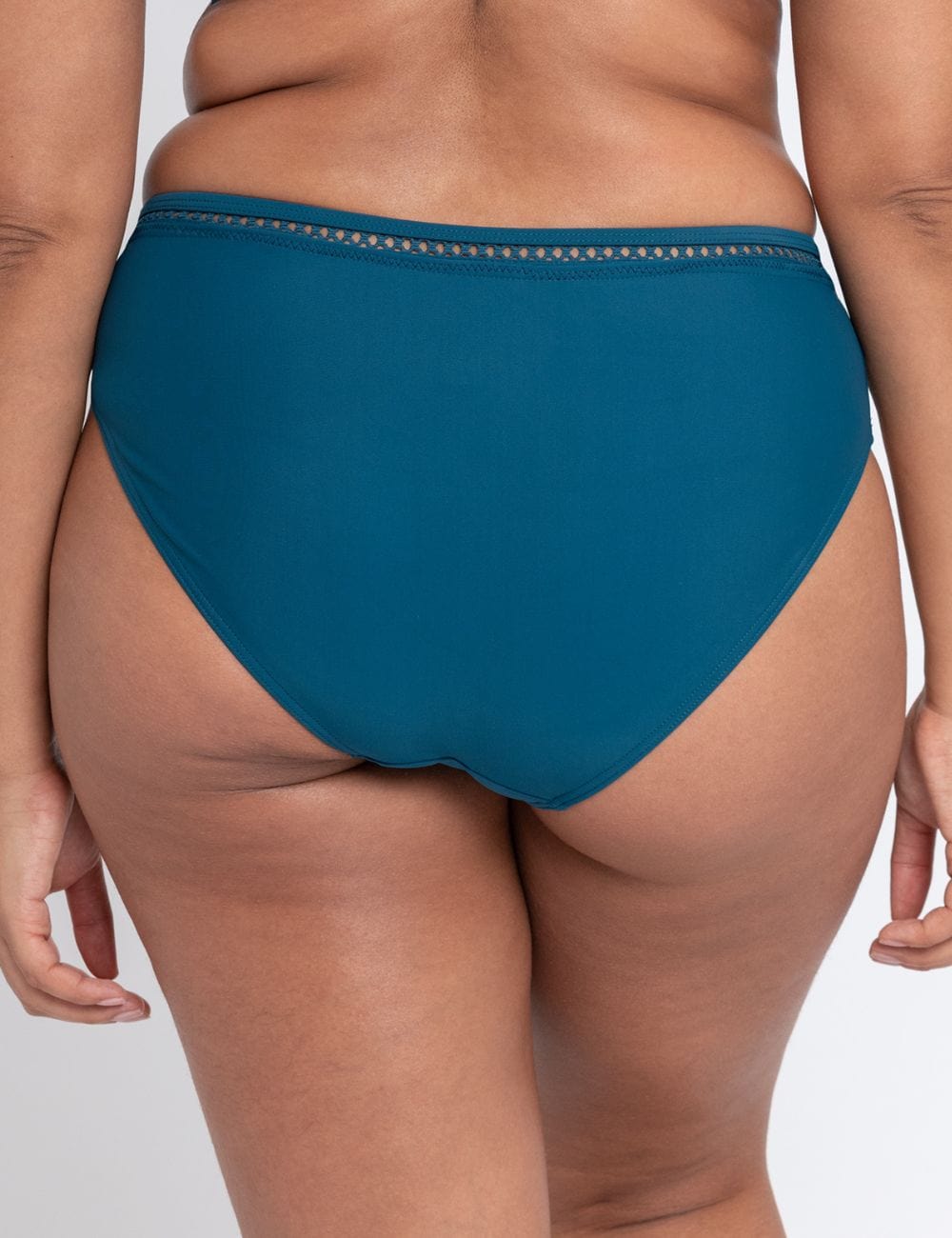 Curvy Kate First Class Classic Bikini Bottom Deep Teal 10