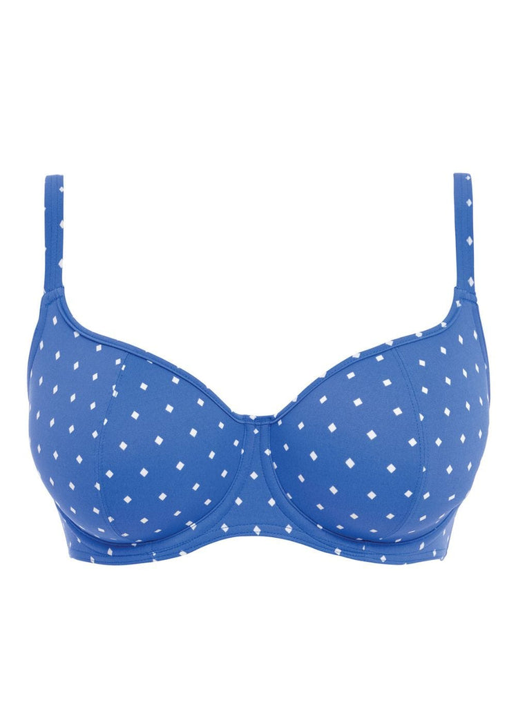 Freya Jewel Cove UW Sweetheart Bikini Top Azure | Brava Lingerie