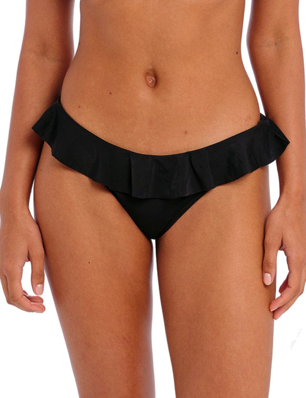 Freya Jewel Cove UW Halter Bikini Top Plain Black