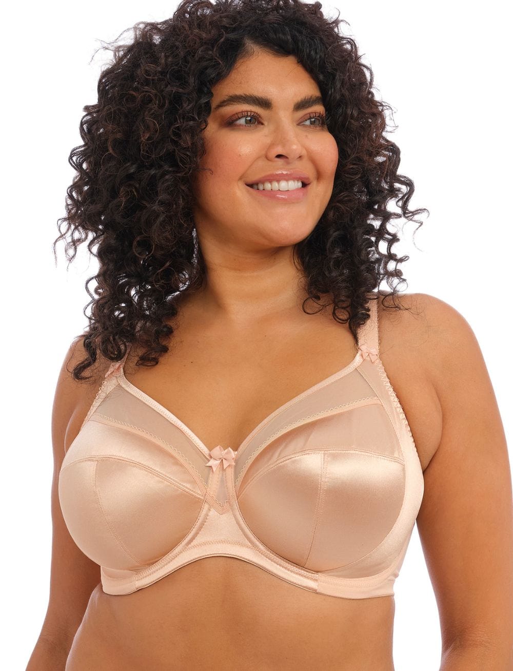 Elomi Molly Stretch Lace Underwire Nursing Bra (4542),36H,Cameo Rose