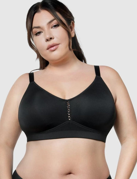 Parfait Erika Full Bust Seamless Wirefree Bra Black