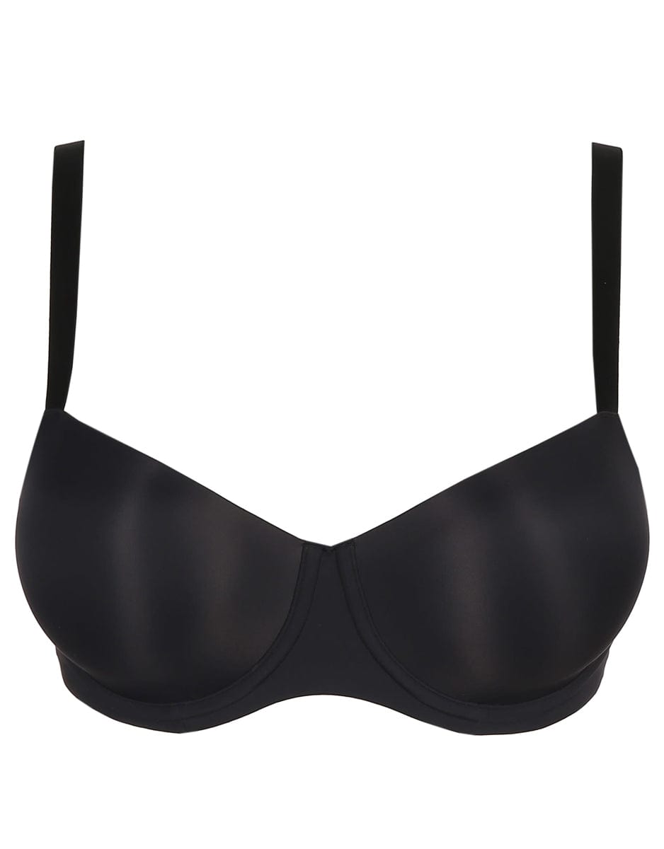 Prima Donna Figuras Moulded Balcony Bra Charcoal